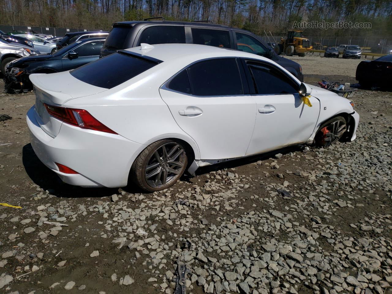 2016 Lexus Is 300 White vin: JTHCM1D25G5013499