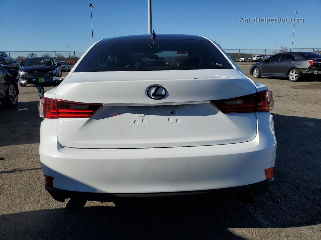 2016 Lexus Is 300 White vin: JTHCM1D26G5006254