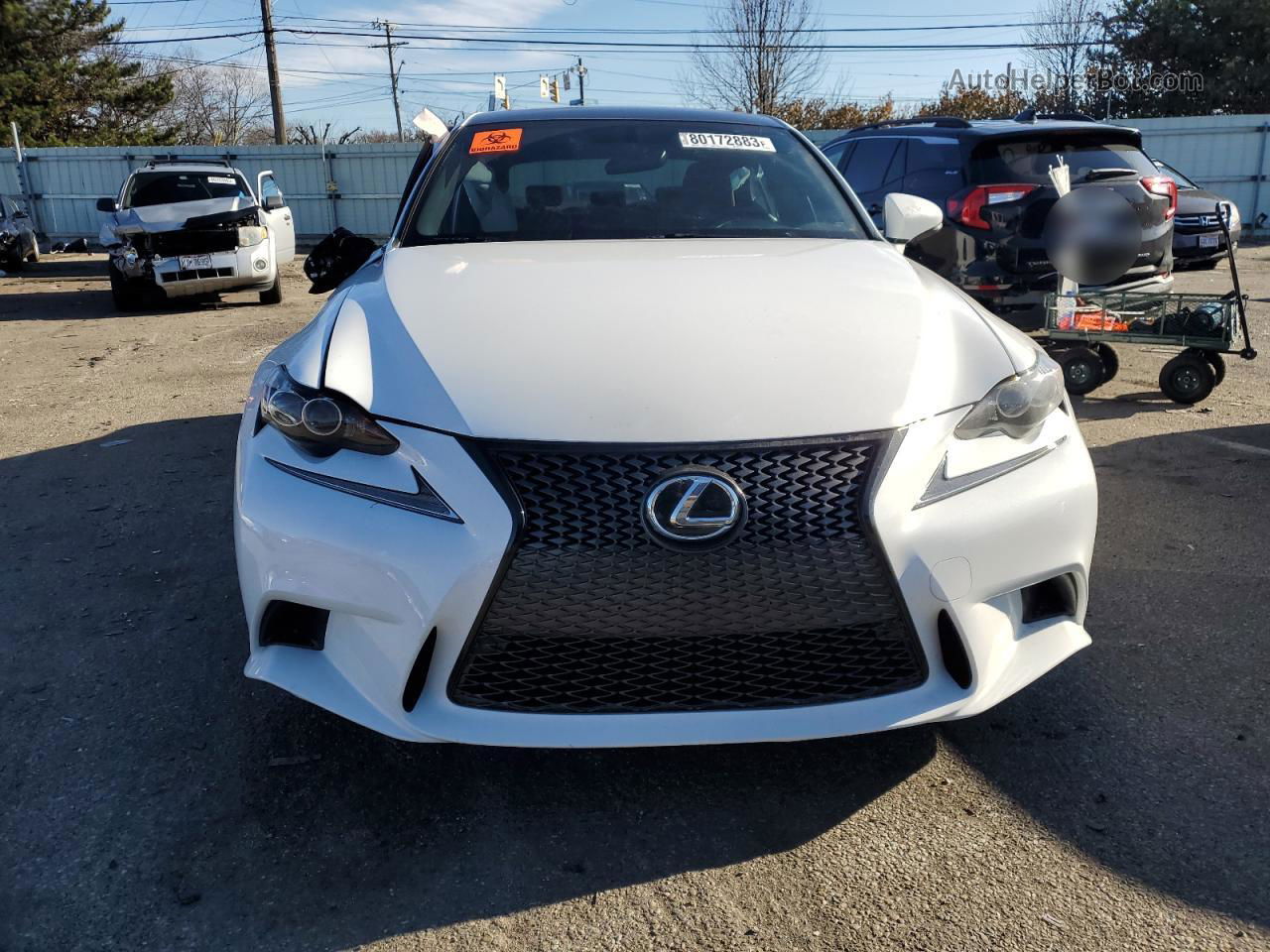 2016 Lexus Is 300 White vin: JTHCM1D26G5006254