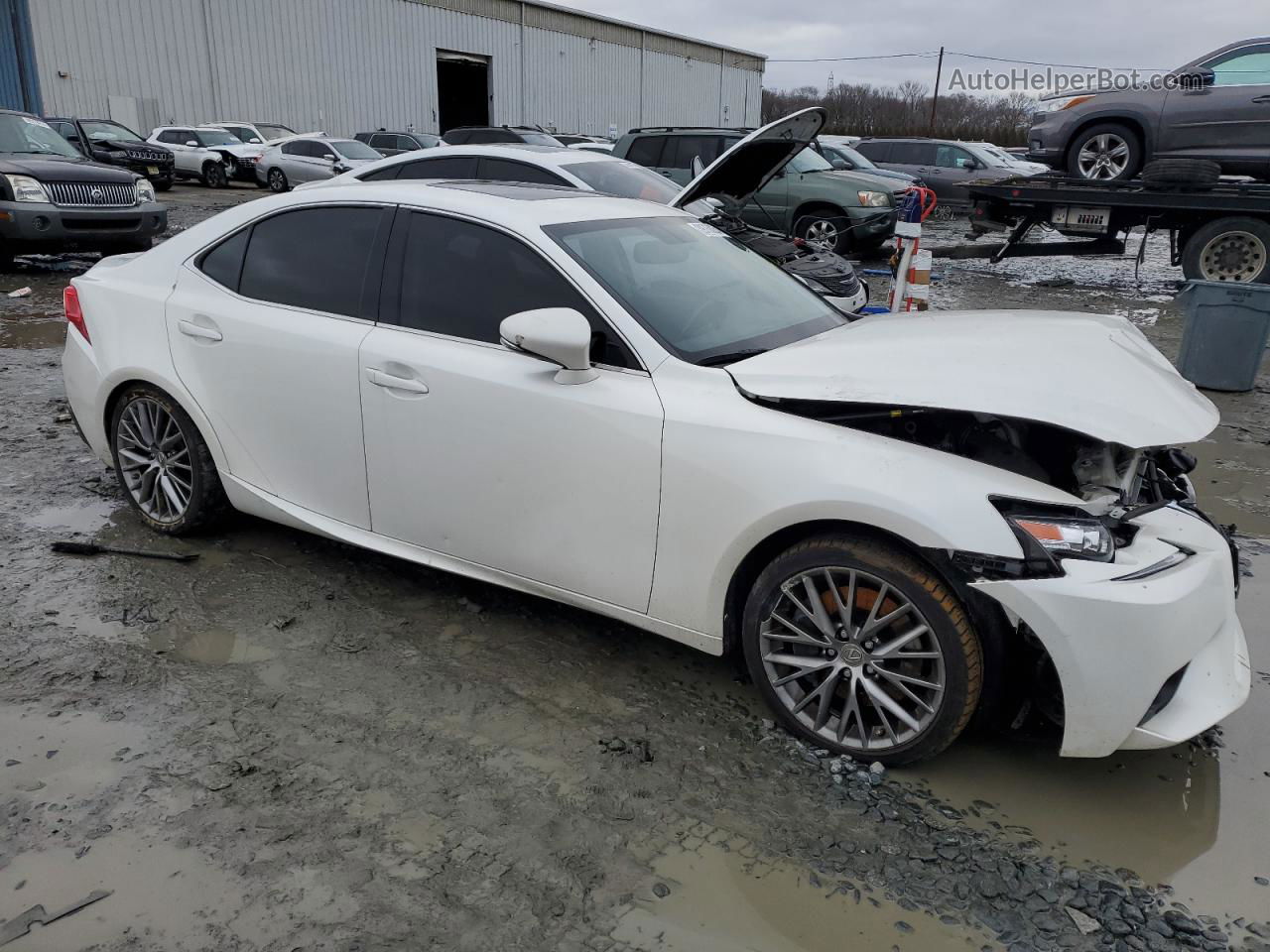 2016 Lexus Is 300 White vin: JTHCM1D27G5003914