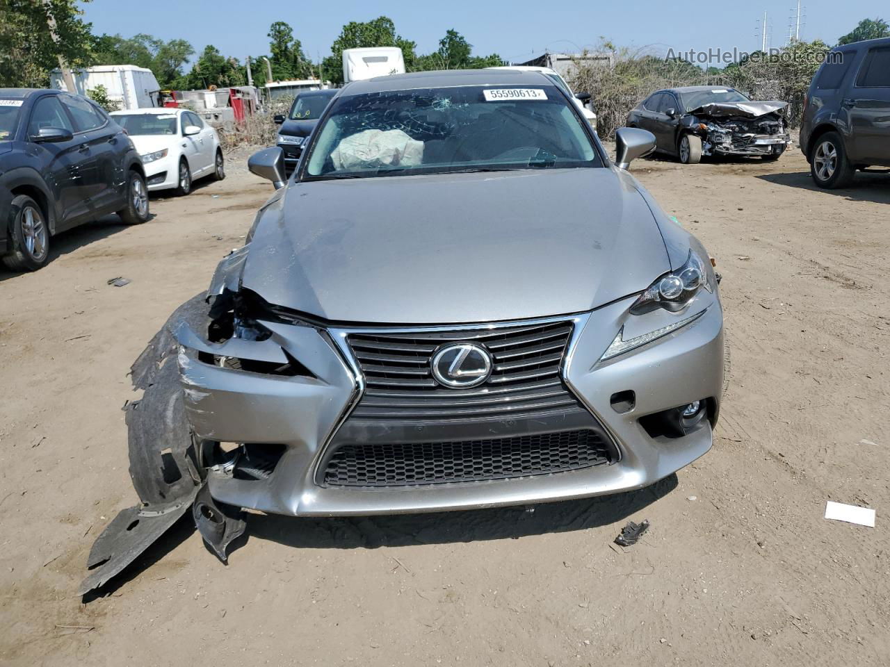 2016 Lexus Is 300 Silver vin: JTHCM1D27G5009373