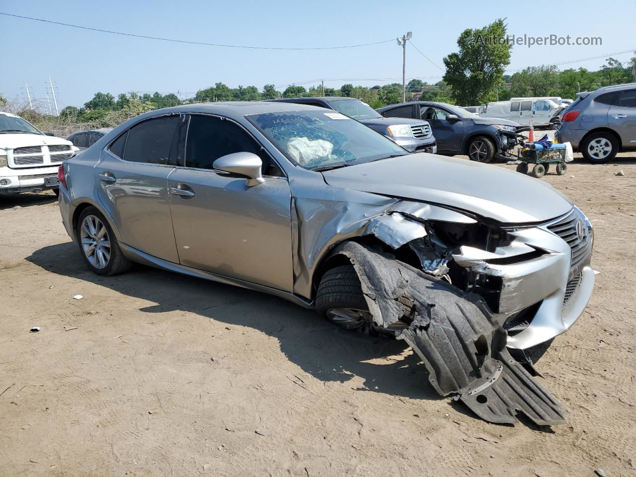 2016 Lexus Is 300 Silver vin: JTHCM1D27G5009373