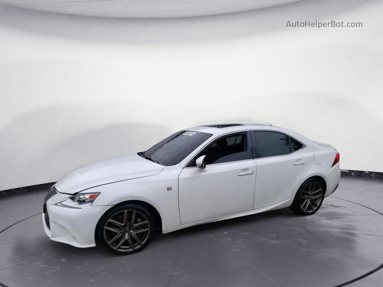 2016 Lexus Is 300 White vin: JTHCM1D28G5010869