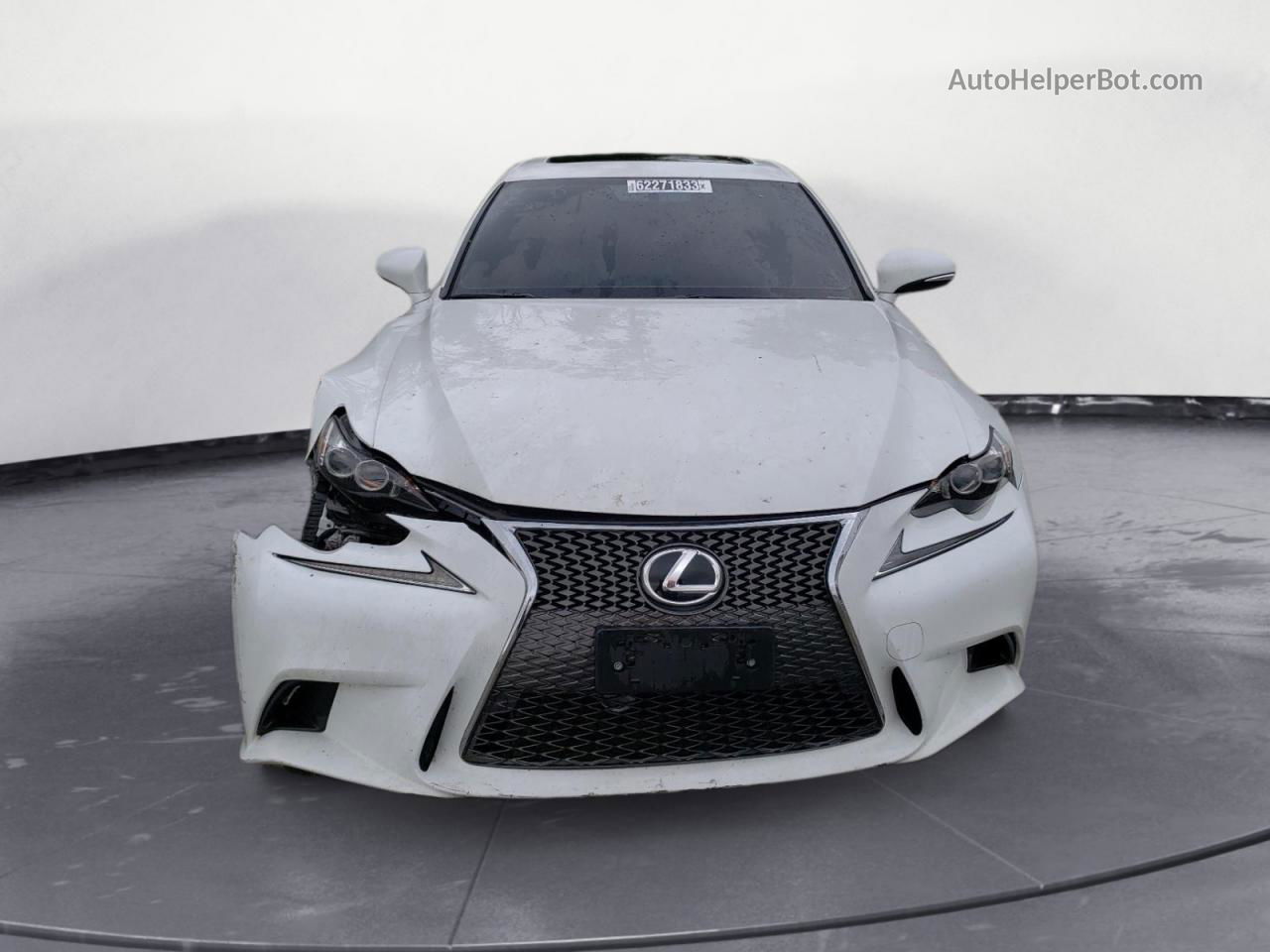 2016 Lexus Is 300 White vin: JTHCM1D28G5010869