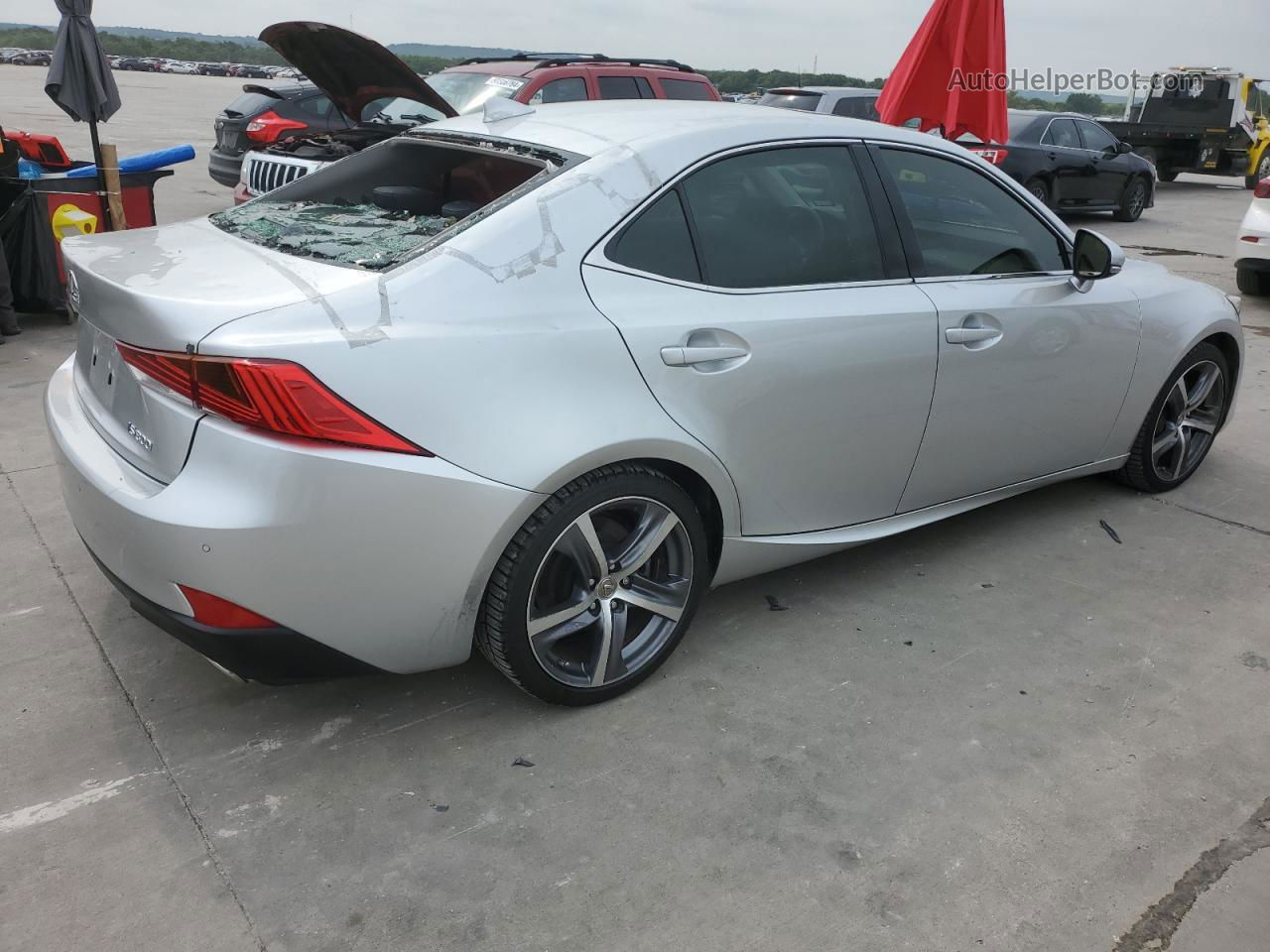 2020 Lexus Is 300 Premium Silver vin: JTHDA1D21L5101120