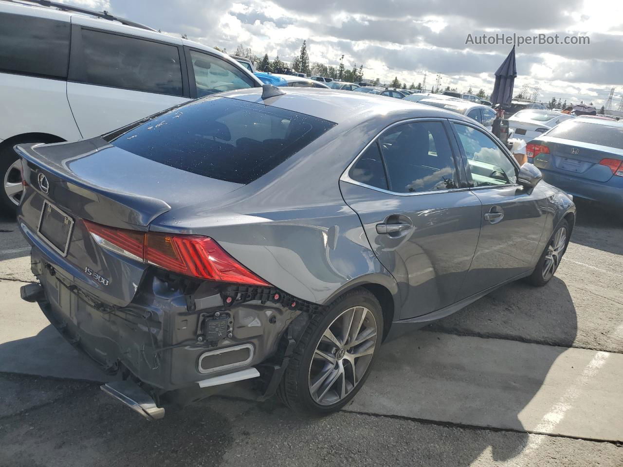 2020 Lexus Is 300 Premium Gray vin: JTHDA1D23L5107159