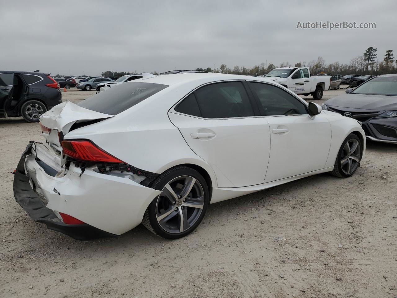 2020 Lexus Is 300 Premium White vin: JTHDA1D24L5106618