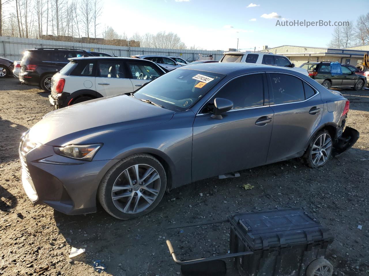 2020 Lexus Is 300 Premium Gray vin: JTHDA1D24L5107591