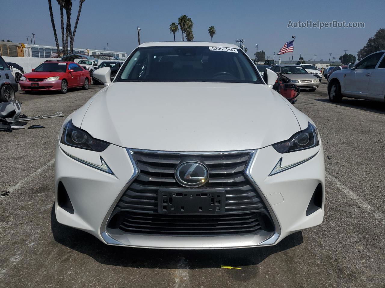 2020 Lexus Is 300 Premium White vin: JTHDA1D26L5107320