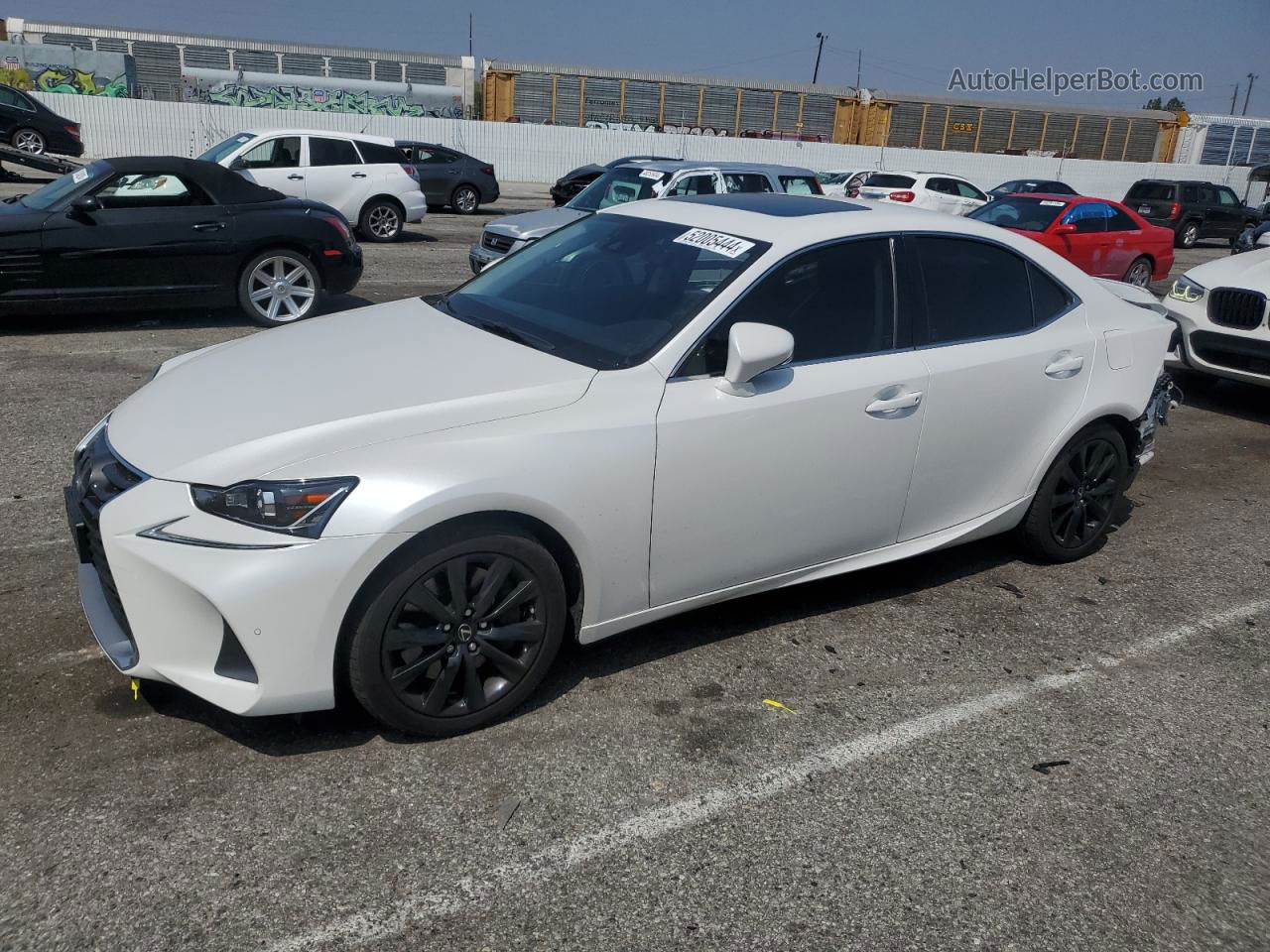 2020 Lexus Is 300 Premium White vin: JTHDA1D26L5107320