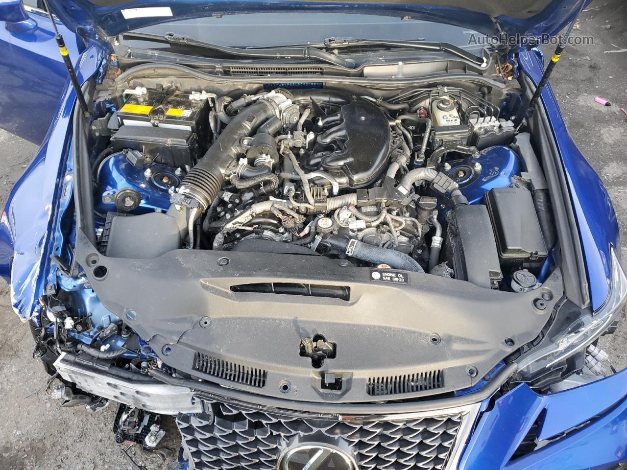2020 Lexus Is 300 F-sport Blue vin: JTHG81F22L5043122