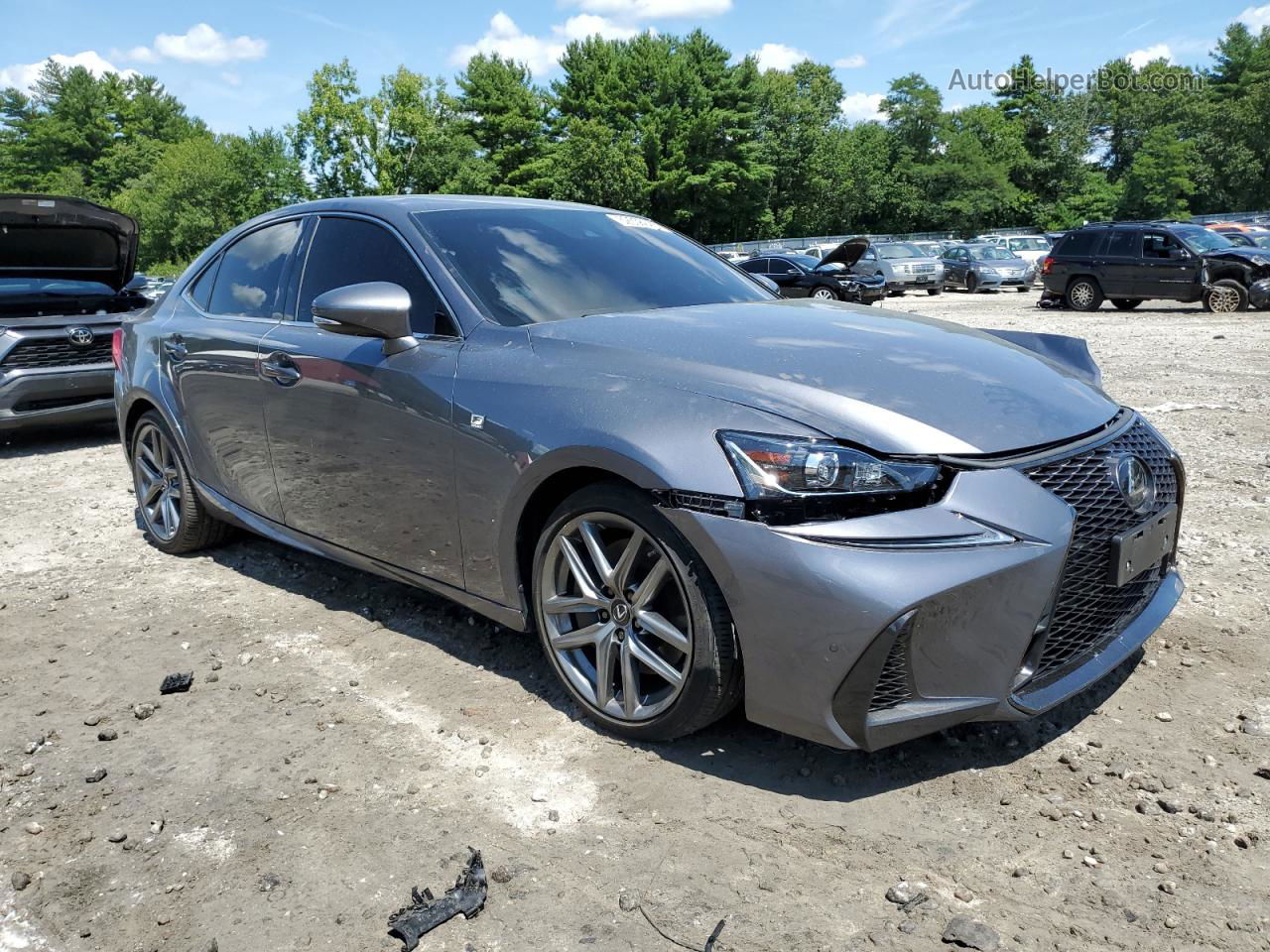 2020 Lexus Is 300 F-sport Gray vin: JTHG81F24L5043140