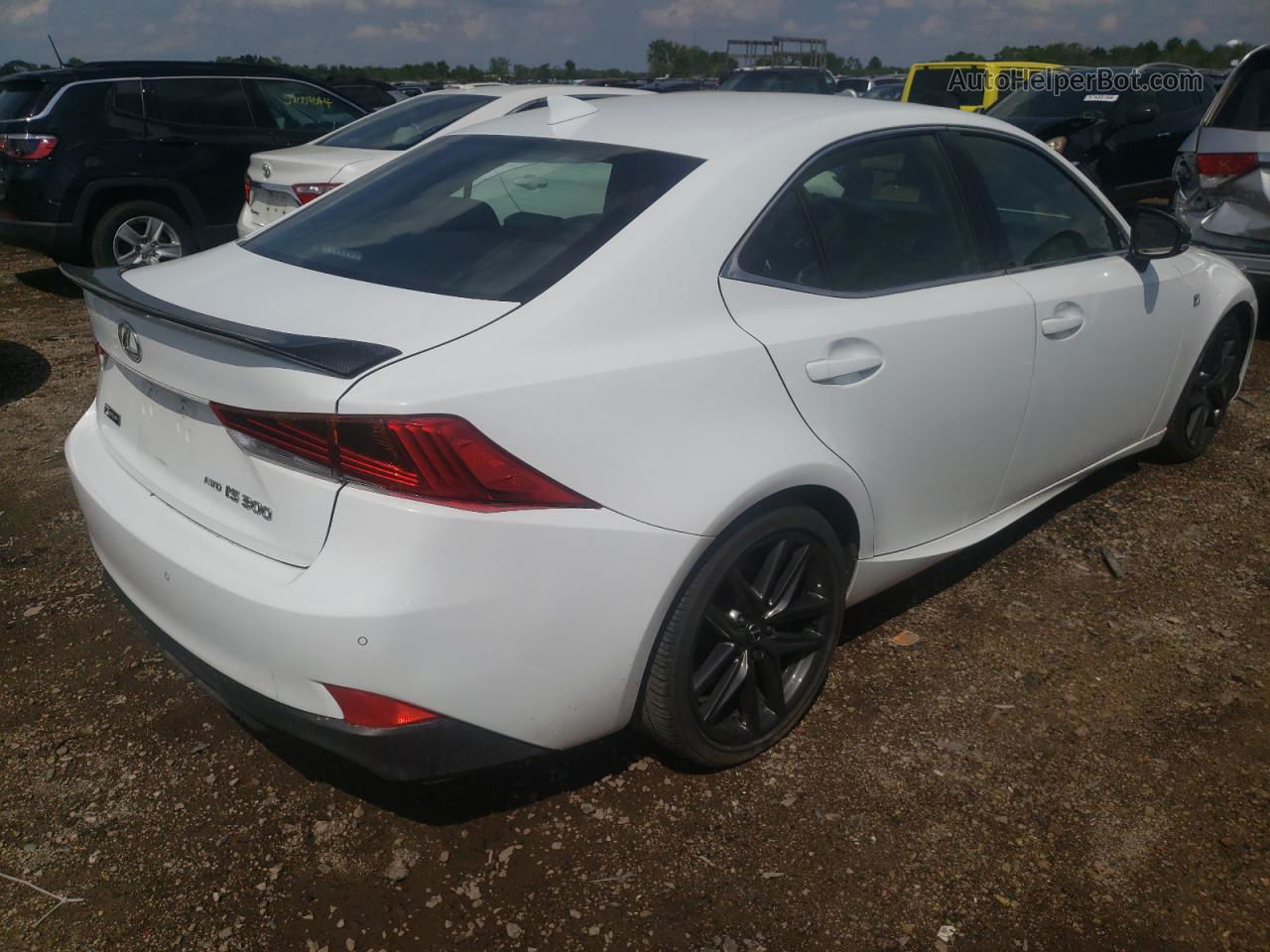 2020 Lexus Is 300 F-sport White vin: JTHG81F25L5041901