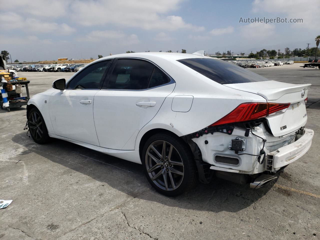 2020 Lexus Is 300 F-sport White vin: JTHG81F28L5041844