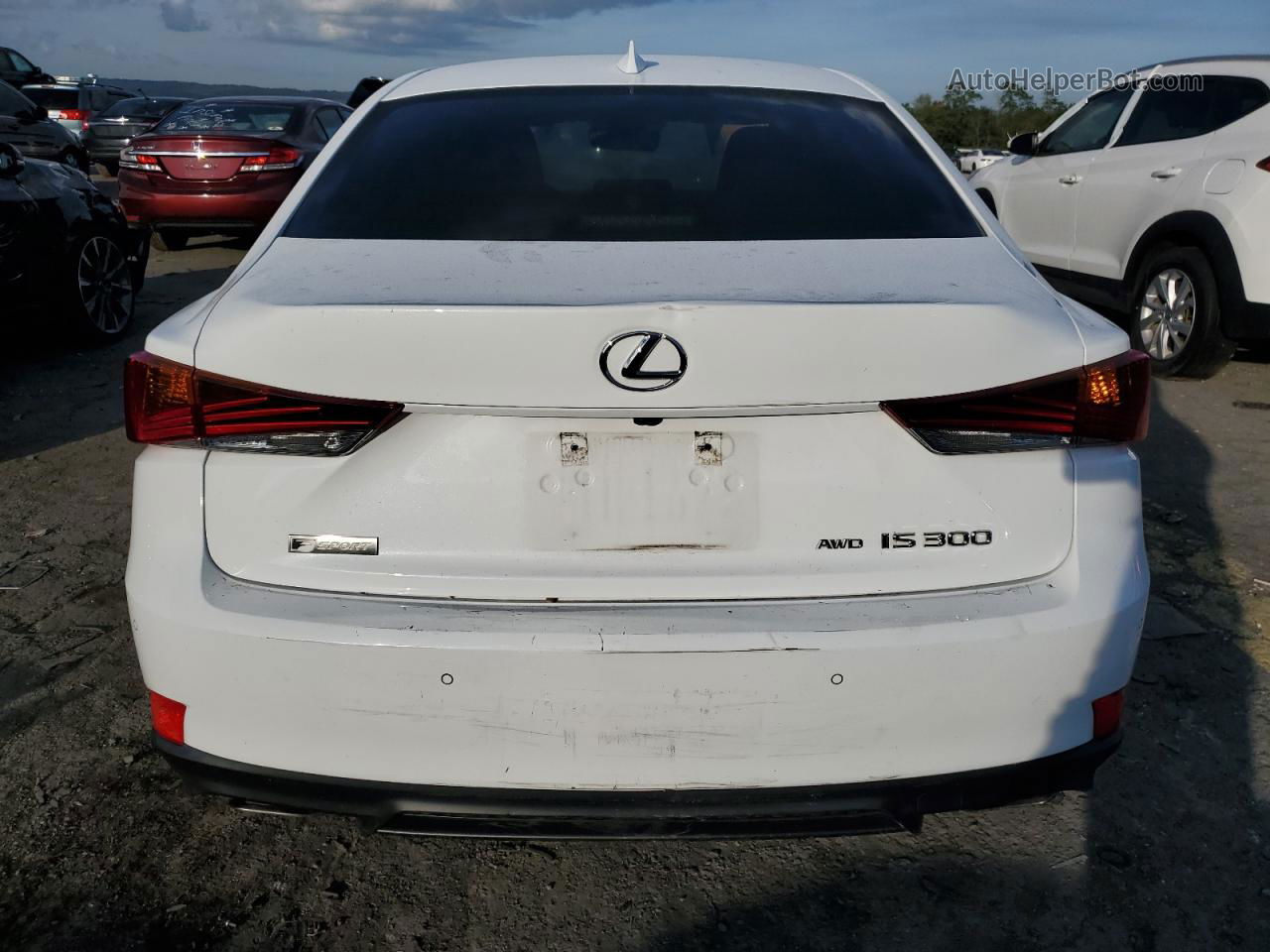 2020 Lexus Is 300 F-sport White vin: JTHG81F29L5042596