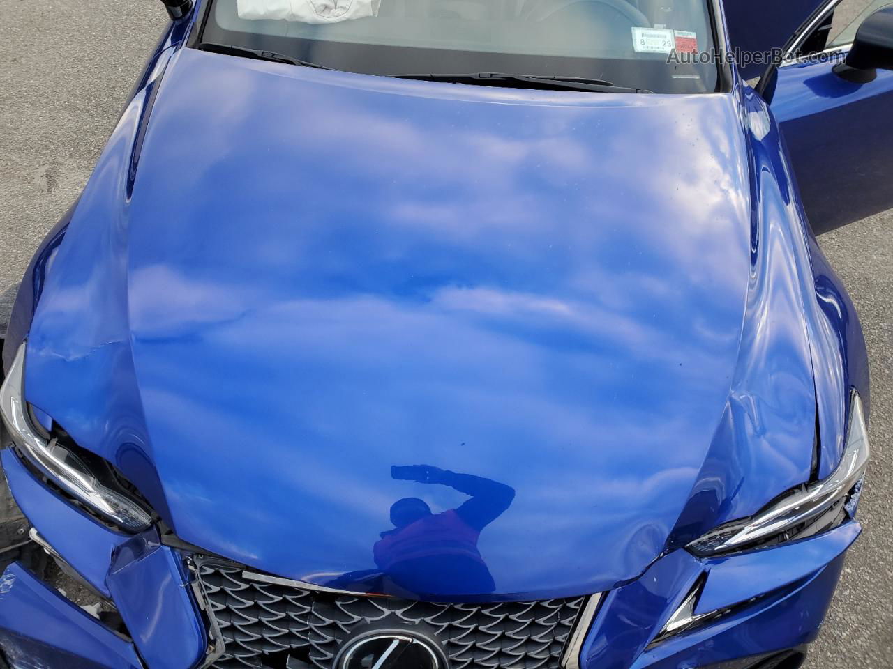 2020 Lexus Is 300 F-sport Blue vin: JTHG81F29L5043036