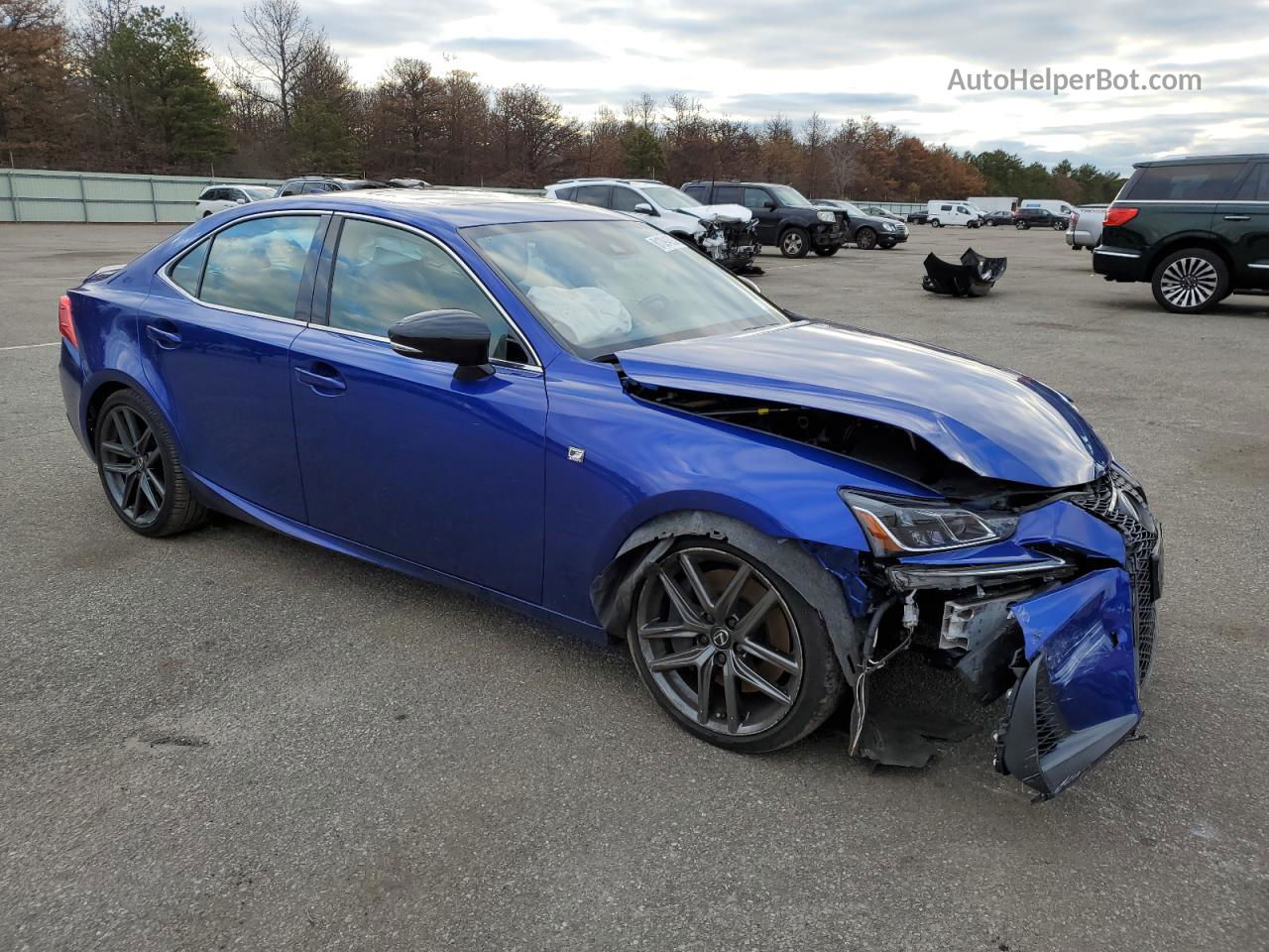 2020 Lexus Is 300 F-sport Blue vin: JTHG81F29L5043036