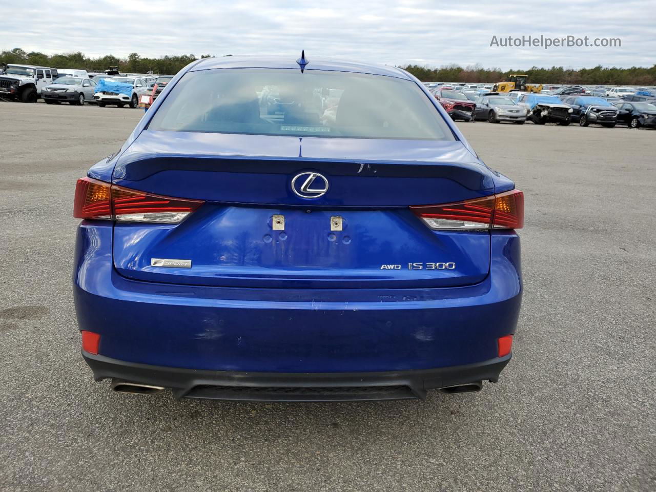 2020 Lexus Is 300 F-sport Blue vin: JTHG81F29L5043036