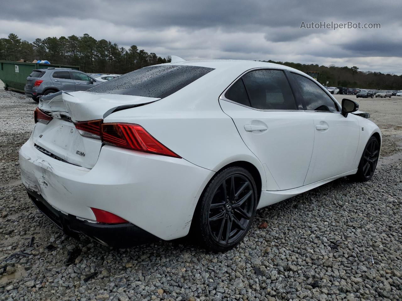 2020 Lexus Is 300 F-sport White vin: JTHGA1D21L5106377