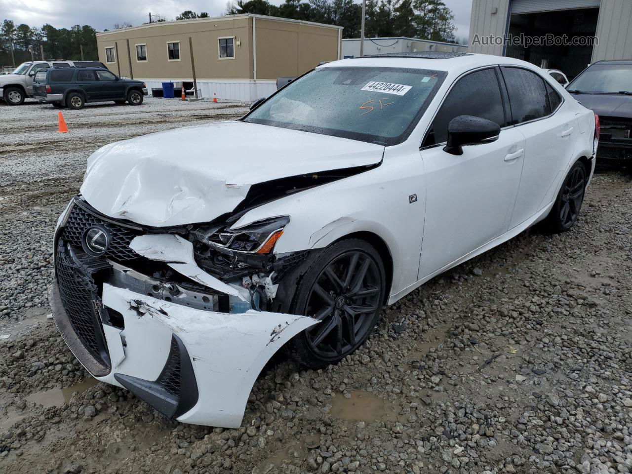 2020 Lexus Is 300 F-sport Белый vin: JTHGA1D21L5106377