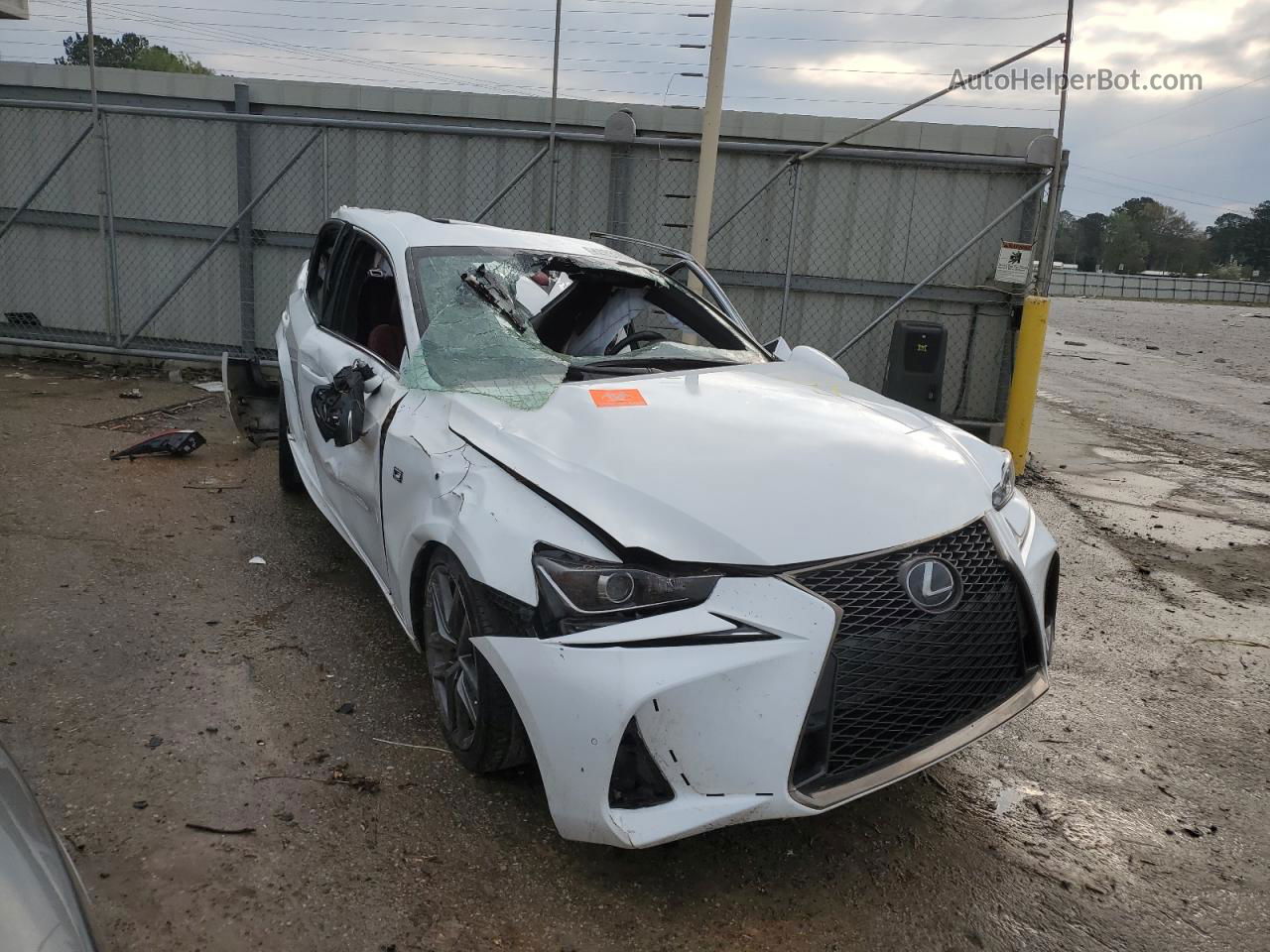 2020 Lexus Is 300 F-sport White vin: JTHGA1D24L5103165