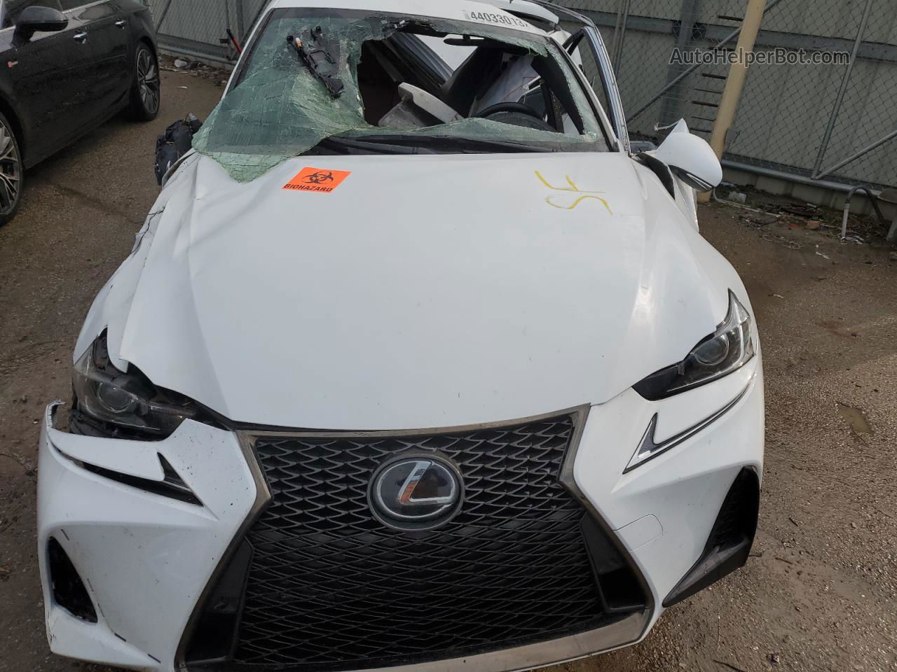 2020 Lexus Is 300 F-sport White vin: JTHGA1D24L5103165