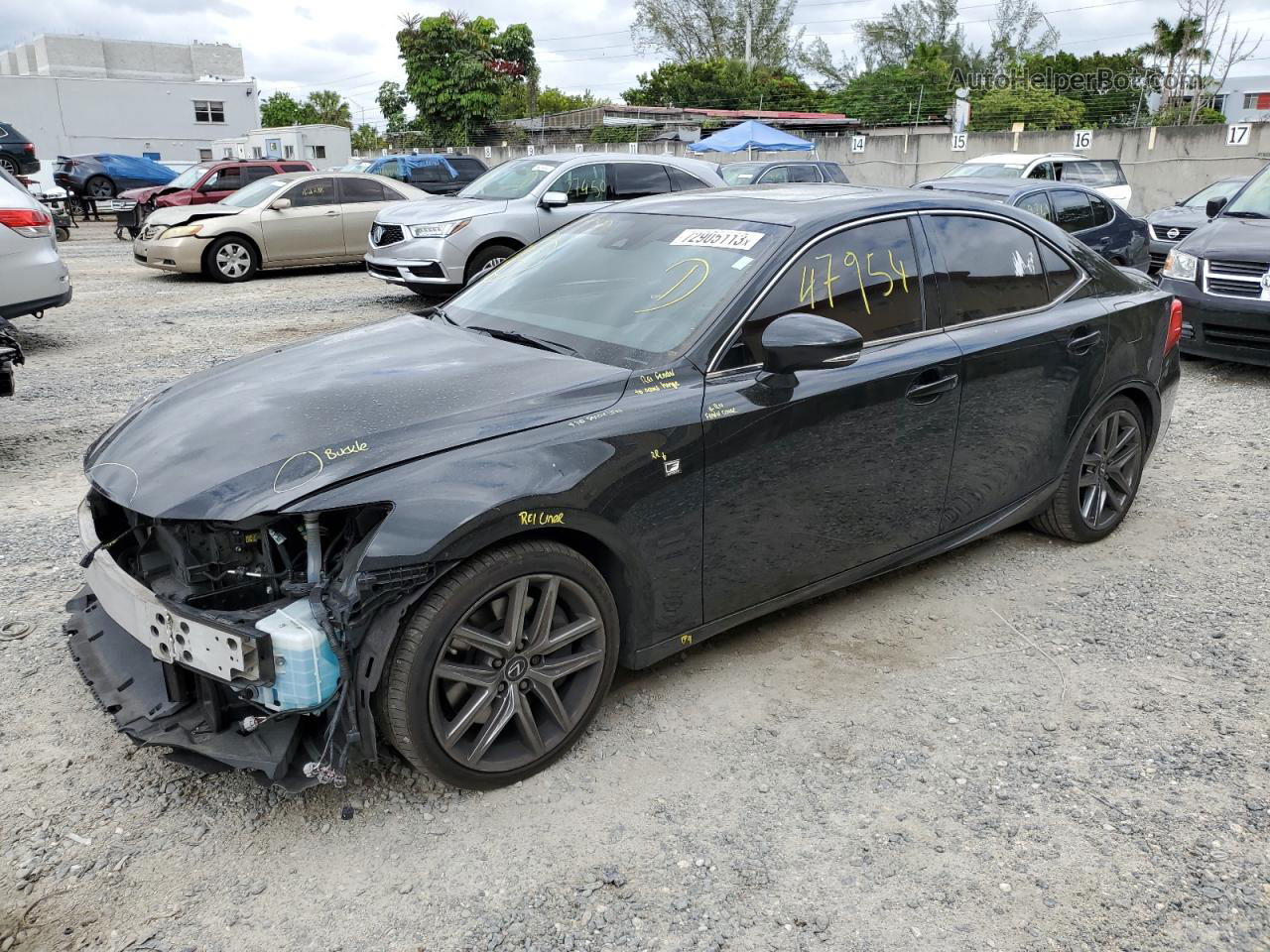 2020 Lexus Is 300 F-sport Black vin: JTHGA1D24L5105806