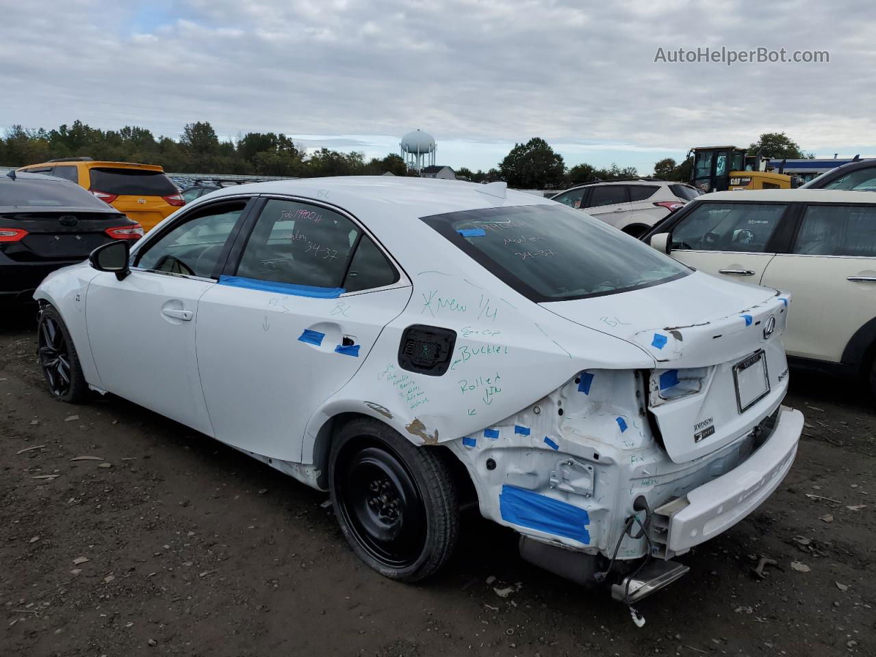 2020 Lexus Is 300 F-sport White vin: JTHGA1D24L5106647