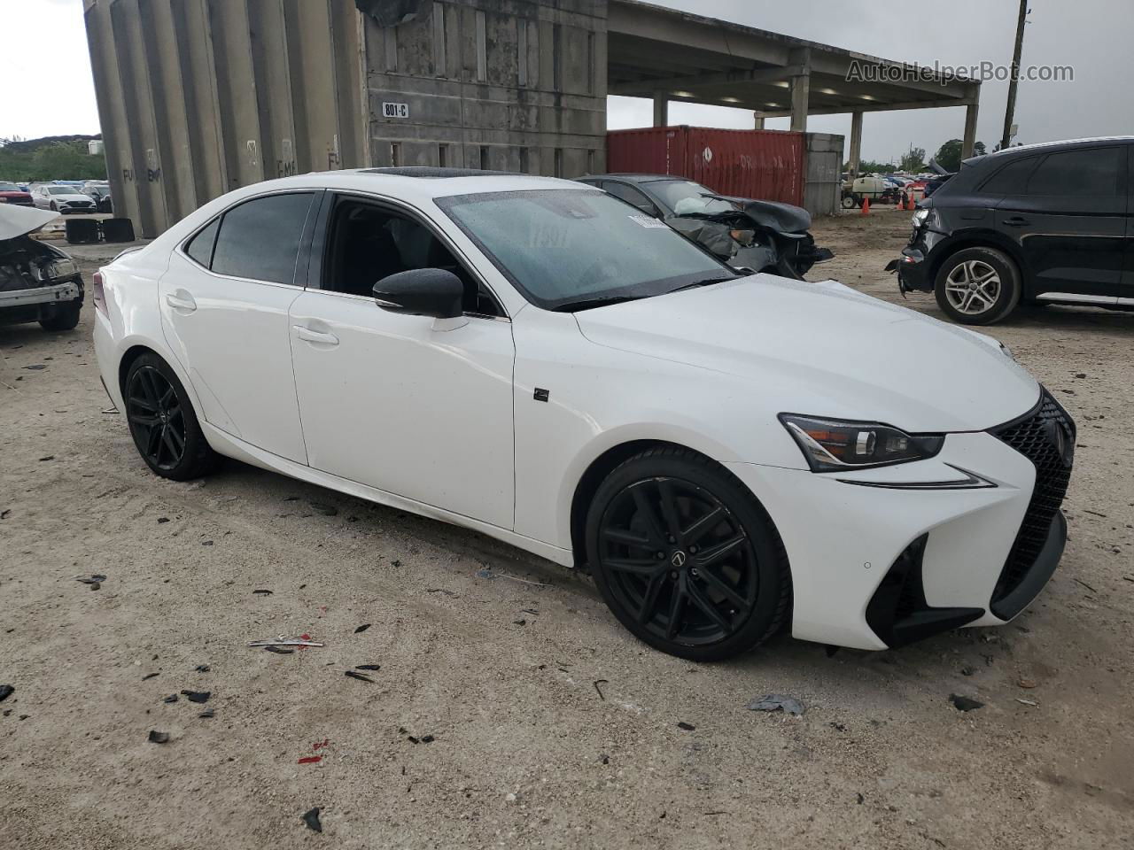 2020 Lexus Is 300 F-sport White vin: JTHGA1D26L5104835