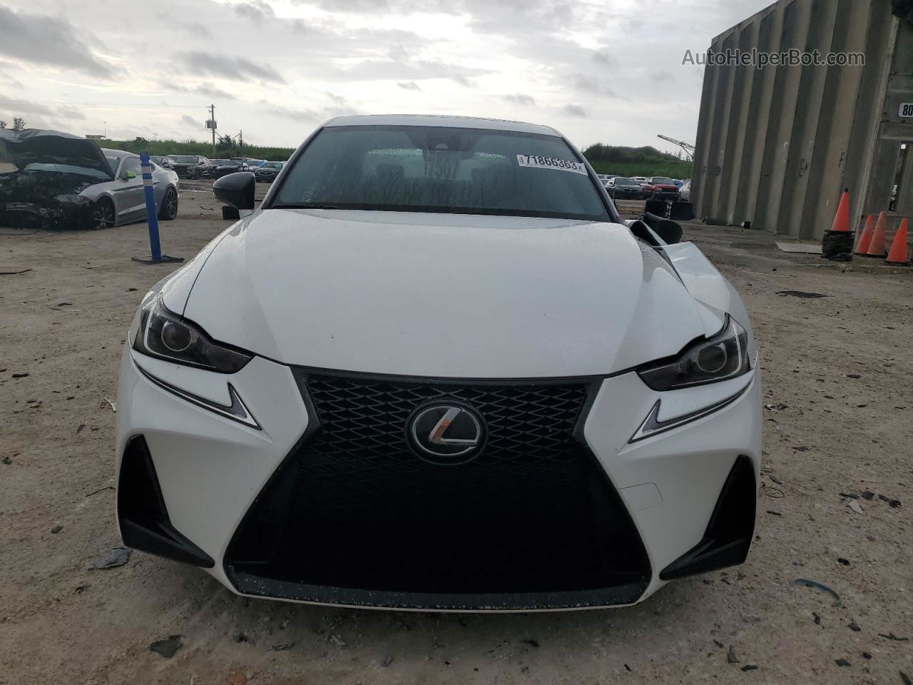 2020 Lexus Is 300 F-sport White vin: JTHGA1D26L5104835