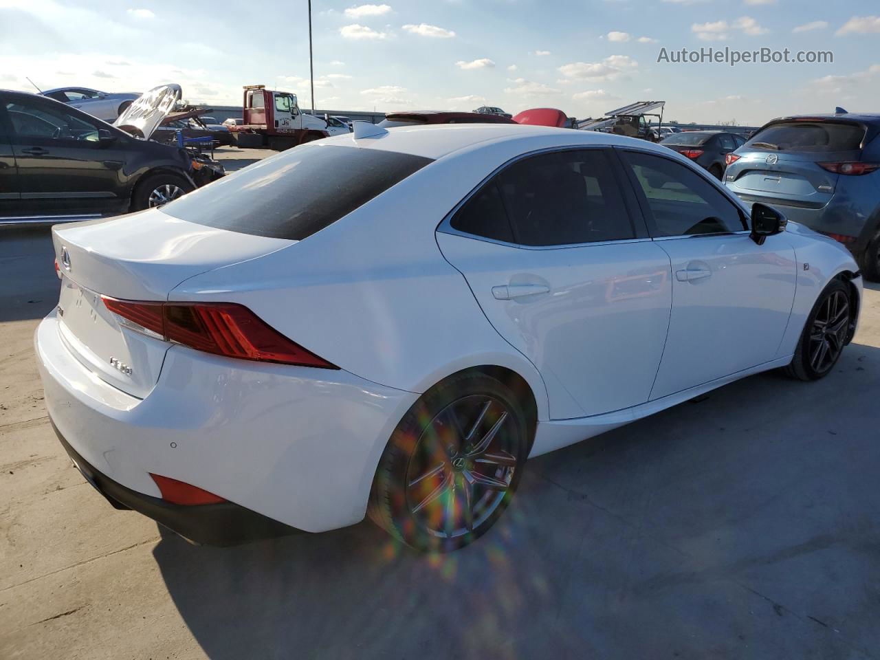 2020 Lexus Is 300 F-sport White vin: JTHGA1D27L5106271