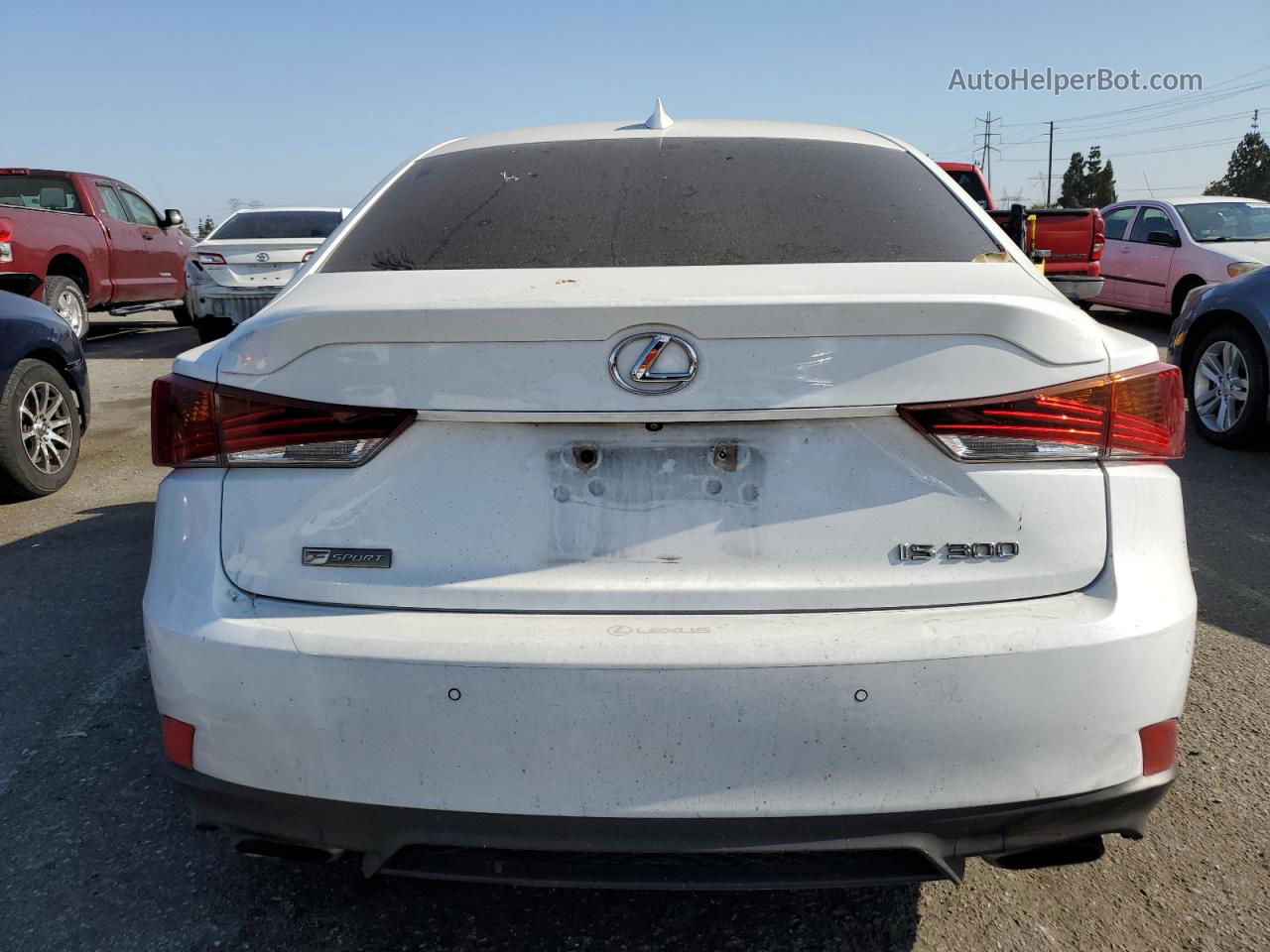 2020 Lexus Is 300 F-sport White vin: JTHGA1D28L5101936