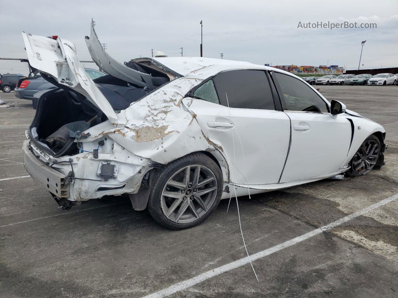 2020 Lexus Is 300 F-sport Белый vin: JTHGA1D2XL5101873