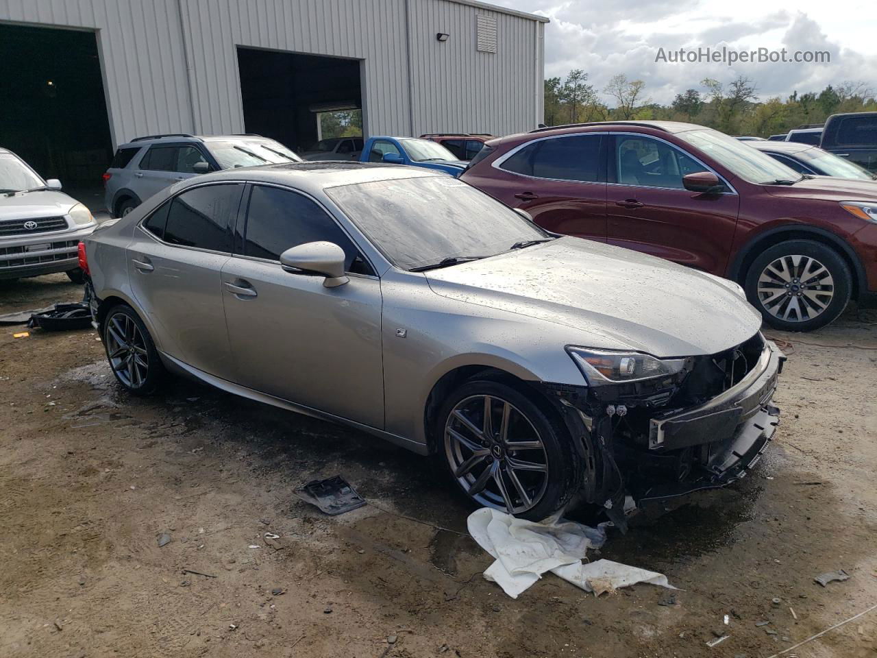 2020 Lexus Is 300 F-sport Silver vin: JTHGA1D2XL5103218