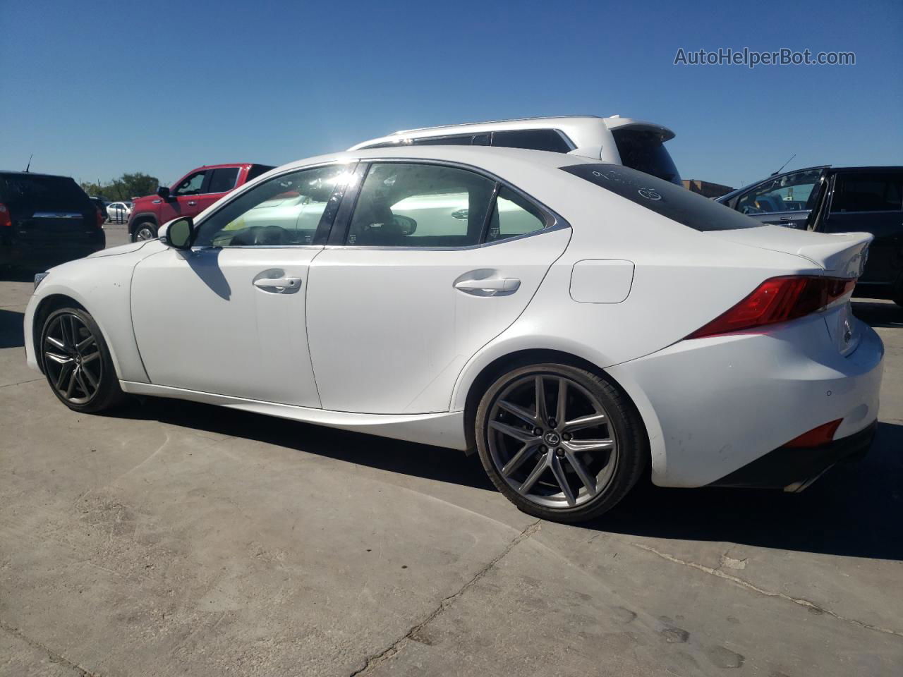 2020 Lexus Is 300 F-sport White vin: JTHGA1D2XL5107219