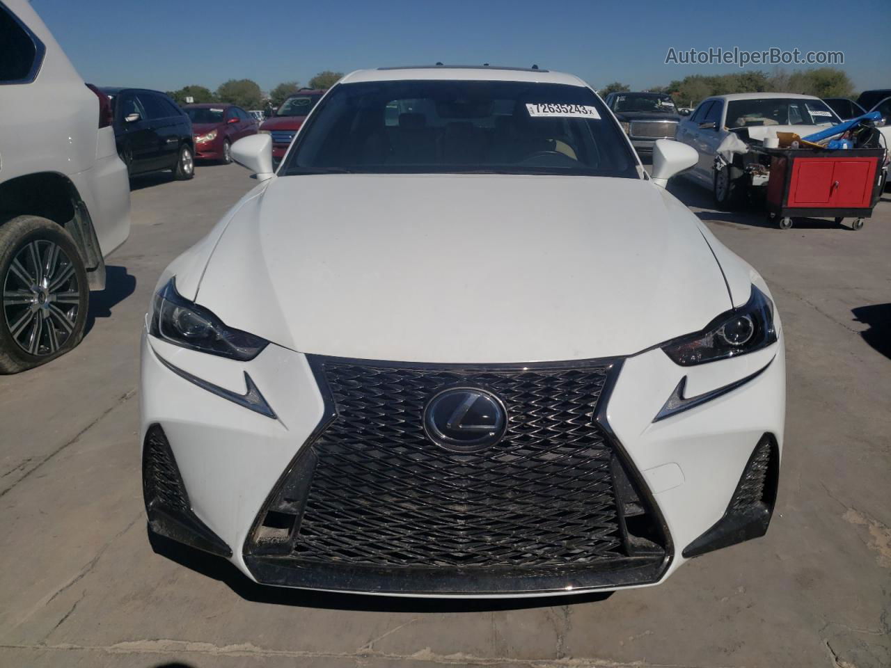 2020 Lexus Is 300 F-sport Белый vin: JTHGA1D2XL5107219