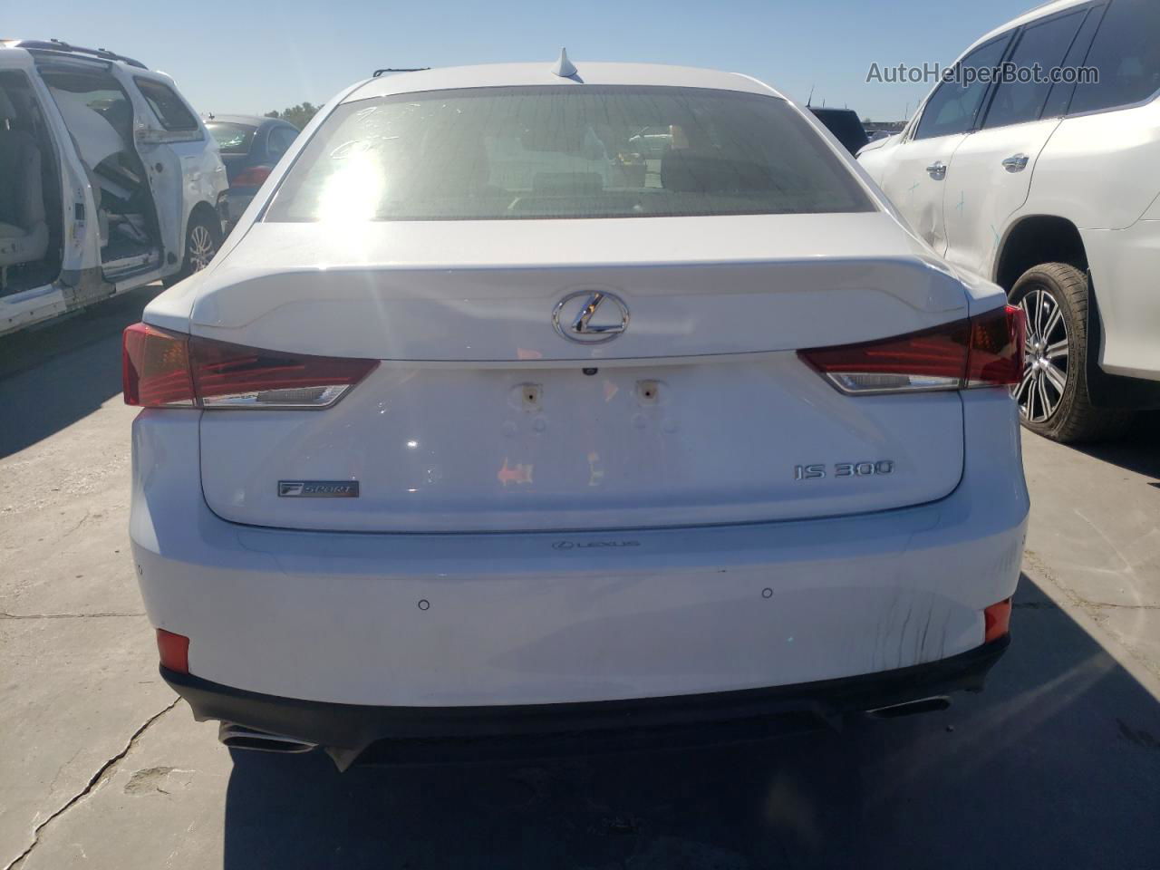 2020 Lexus Is 300 F-sport White vin: JTHGA1D2XL5107219