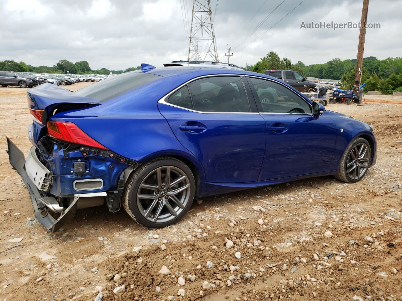 2020 Lexus Is 350 F-sport Синий vin: JTHGZ1B21L5035385