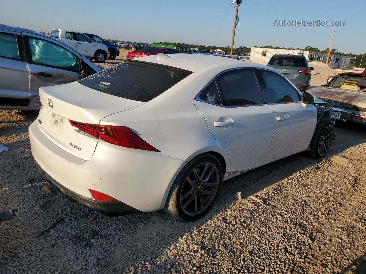 2020 Lexus Is 350 F-sport White vin: JTHGZ1B21L5035807