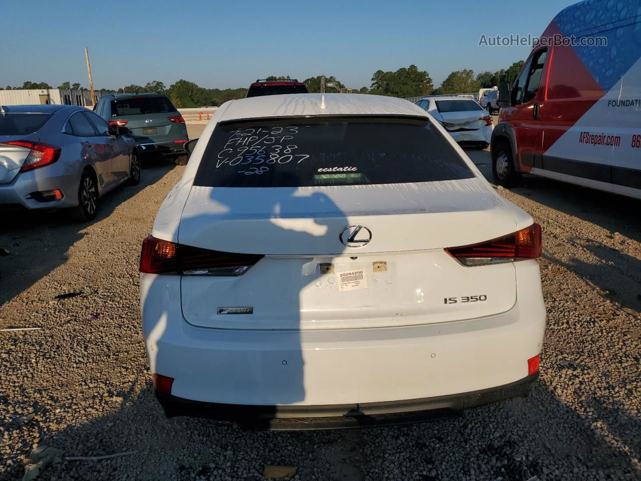 2020 Lexus Is 350 F-sport White vin: JTHGZ1B21L5035807