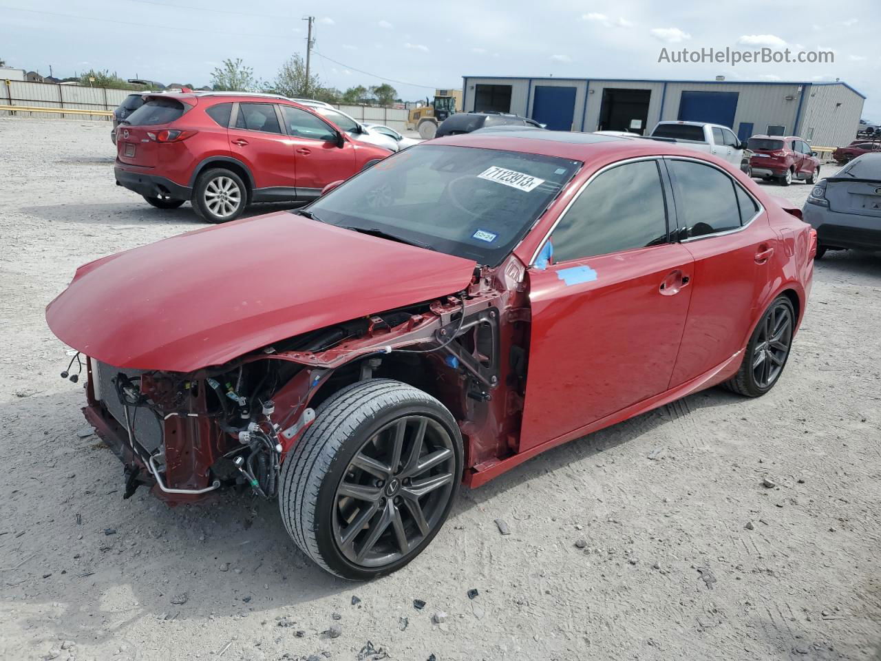 2020 Lexus Is 350 F-sport Red vin: JTHGZ1B23L5035811