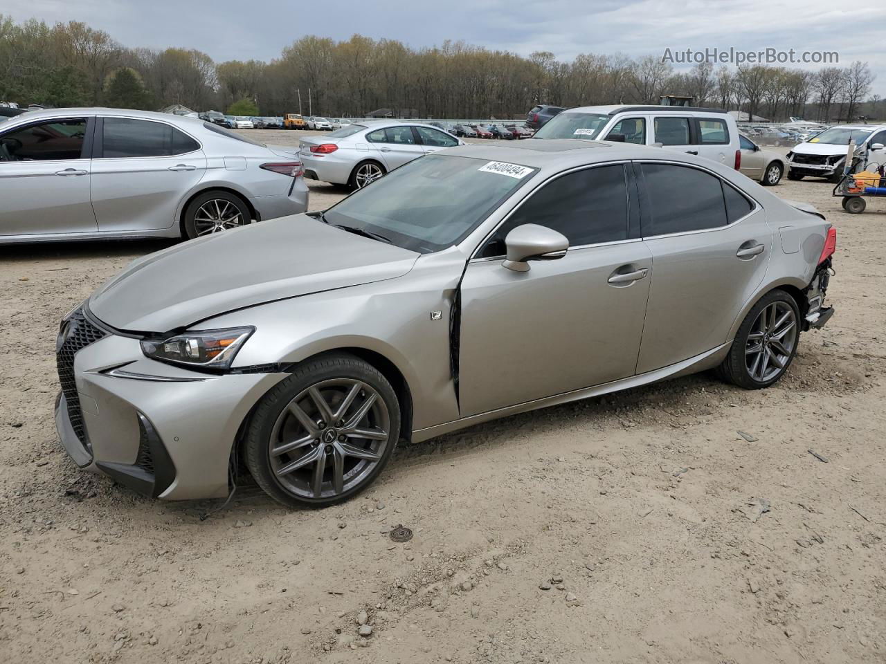 2020 Lexus Is 350 F-sport Silver vin: JTHGZ1B2XL5036499