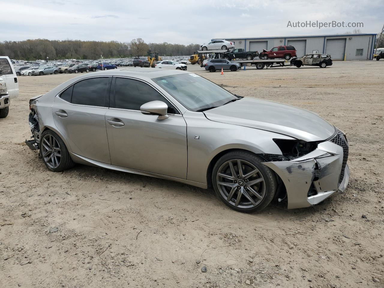 2020 Lexus Is 350 F-sport Серебряный vin: JTHGZ1B2XL5036499