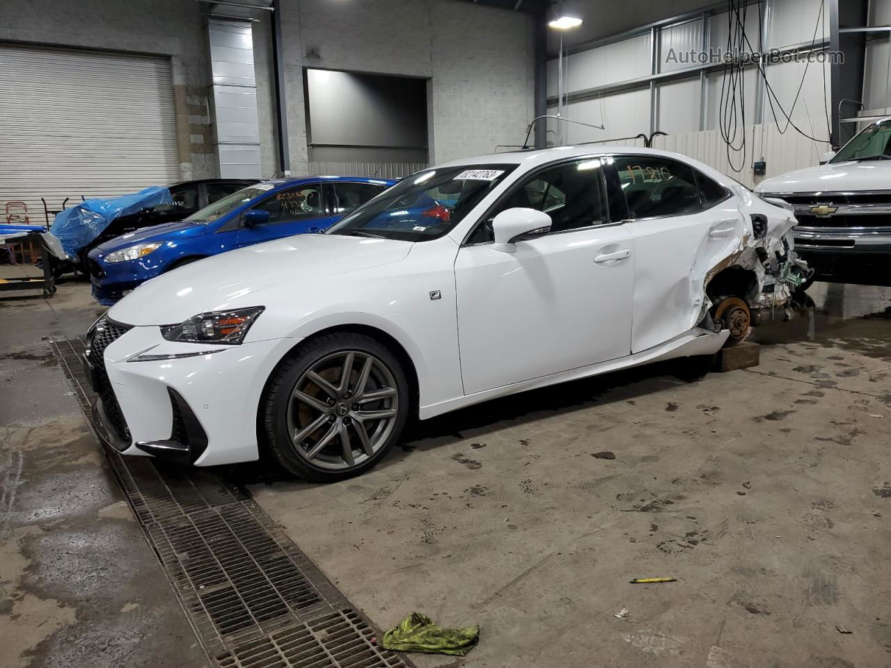 2020 Lexus Is 350 F-sport White vin: JTHGZ1E22L5017439