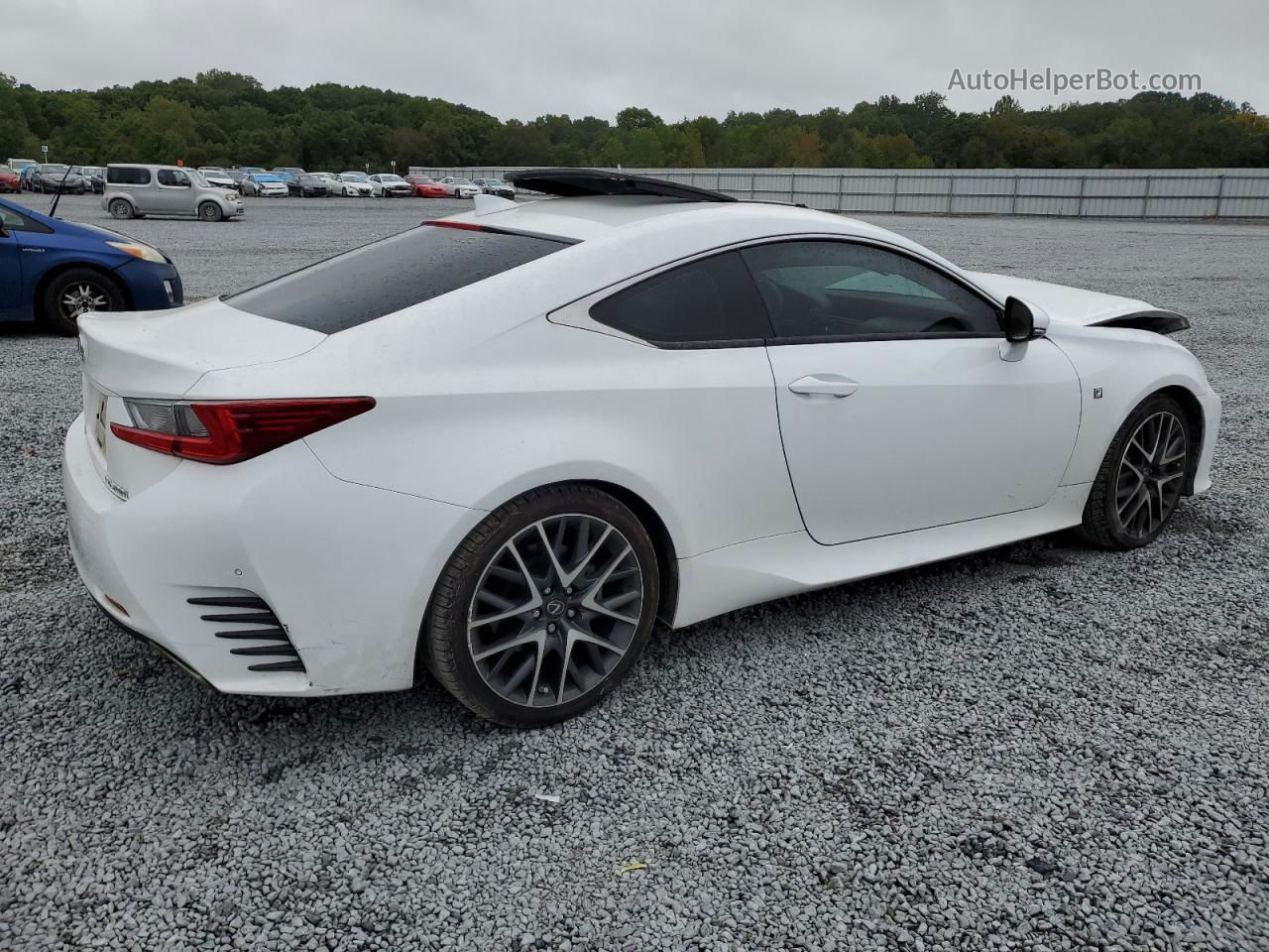 2017 Lexus Rc 200t White vin: JTHHA5BC4H5007230