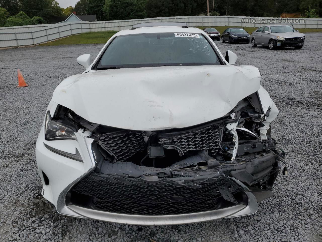 2017 Lexus Rc 200t White vin: JTHHA5BC4H5007230