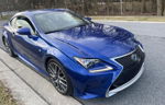 2017 Lexus Rc 200t Синий vin: JTHHA5BC5H5005681