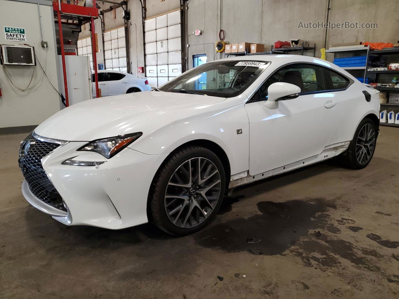 2017 Lexus Rc 350 Белый vin: JTHSE5BC3H5008413