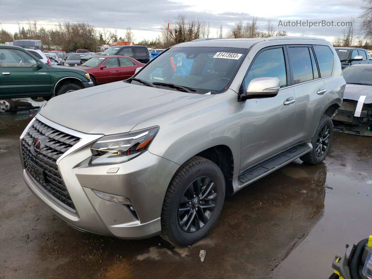 2022 Lexus Gx 460 Silver vin: JTJAM7BX0N5317490