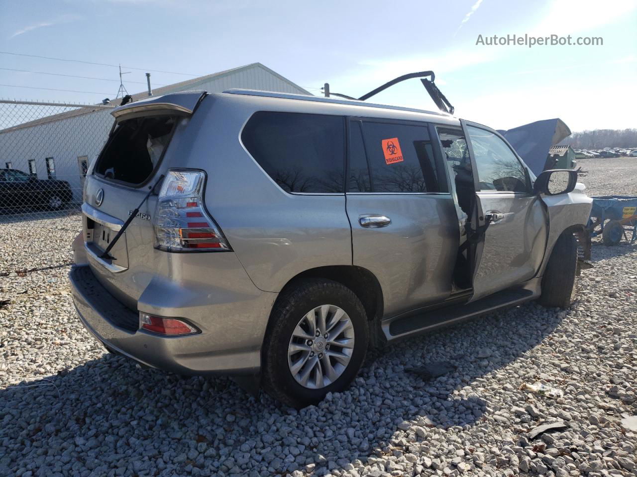 2022 Lexus Gx 460 Серебряный vin: JTJAM7BX0N5319076